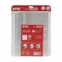 APLI PACK DE 5 FORROS PARA LIBROS 290MM DE POLIPROPILENO 75 MICRAS - SOLAPA AUTOAJUSTABLE - FACIL FORRADO EN 3 PASOS - SIN NECES