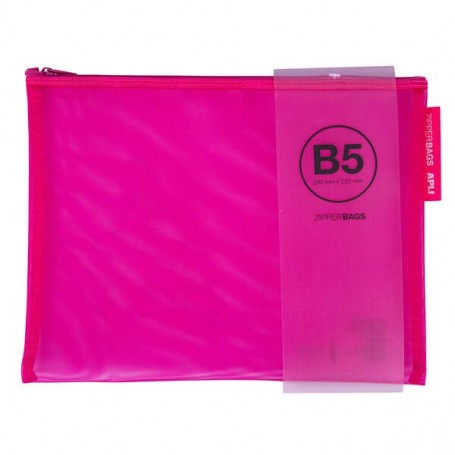 APLI SOBRES PORTA-TODO NYLON TRANSPIRABLE - TAMAÑO B5 (290X223MM) - RESISTENTE Y DURADERO - IDEAL PARA TABLETS Y EQUIPOS ELE