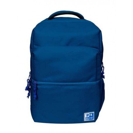 OXFORD B-READY MOCHILA ESCOLAR - TIRANTES ACOLCHADOS Y AJUSTABLES - TAMAÑO 42X30X15CM - AZUL MARINO