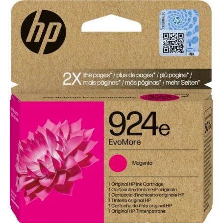 HP 924E XL MAGENTA - CARTUCHO DE TINTA ORIGINAL (800 PAG) - 4K0U8NE