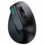 NILOX NXMOEVR01B - RATON VERTICAL INALAMBRICO - BLUETOOTH Y RF - RECARGABLE - NEGRO