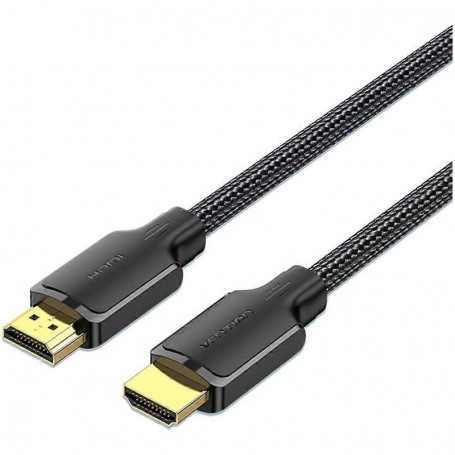 VENTION ALLBH - CABLE HDMI 2.0 4K ALTA VELOCIDAD - ALGODON TRENZADO - 2M - NEGRO
