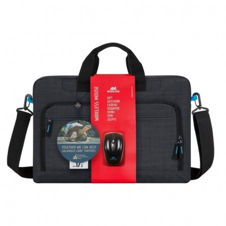 RIVACASE BUNDLE 5058 BLACK - MALETIN PORTATIL HASTA 17.3" + RATON - NEGRO