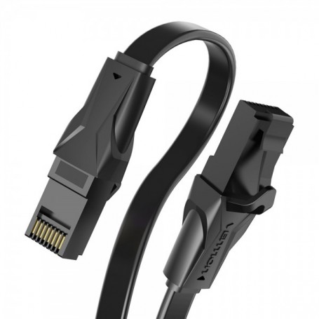 VENTION CABLE DE RED CAT. 6 UTP RJ45 PLANO - 15M - NEGRO