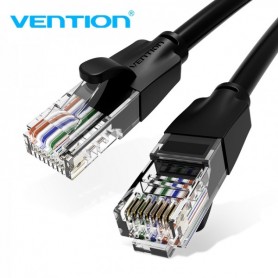 VENTION CABLE DE RED CAT. 6 UTP RJ45 - 0.5M - NEGRO