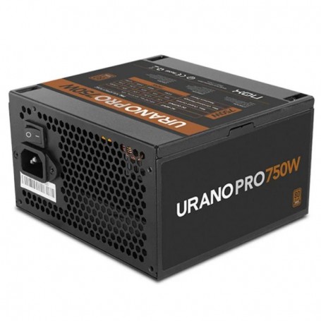 NOX URANO PRO 750W BRONZE - FUENTE DE ALIMENTACION 750W 80 PLUS BRONZE - CABLES PLANOS EXTRALARGOS - NEGRO