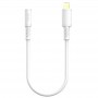 MTK TB1503 BL - CONVERSOR AUDIO LIGHTNING A MINIJACK HEMBRA - 12CM - BLANCO