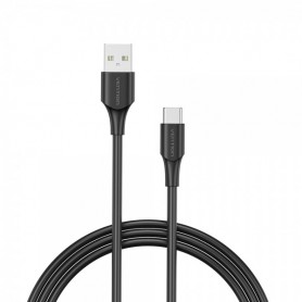 VENTION CABLE USB-A A USB-C - 3A - 60W - 0.5M - NEGRO