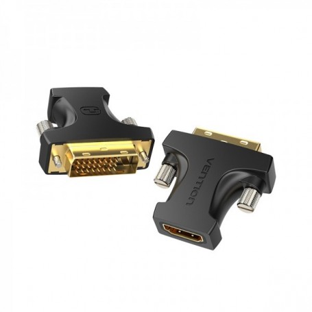 VENTION ADAPTADOR HDMI A DVI (24+1) - HDMI HEMBRA - DVI-D MACHO - NEGRO