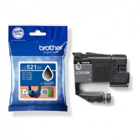 BROTHER LC521 NEGRO - CARTUCHO DE TINTA ORIGINAL (500 PAG) - LC521BK