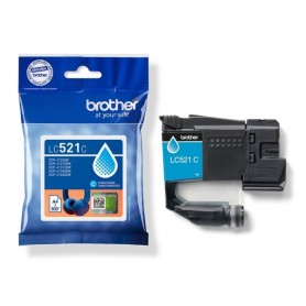BROTHER LC521 CYAN - CARTUCHO DE TINTA ORIGINAL (500 PAG) - LC521C