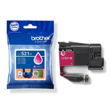 BROTHER LC521 MAGENTA - CARTUCHO DE TINTA ORIGINAL (500 PAG) - LC521M