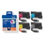 BROTHER LC521 PACK DE 4 CARTUCHOS DE TINTA ORIGINALES (4 X 500 PAG) - LC521VAL