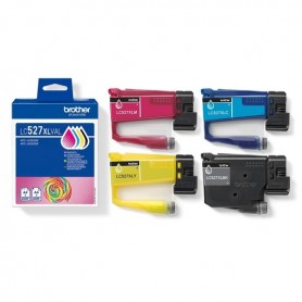 BROTHER LC527XL PACK DE 4 CARTUCHOS DE TINTA ORIGINALES (1X3000 PAG + 3X2000 PAG) - LC527XLVAL