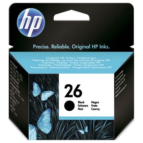HP 26 NEGRO - CARTUCHO DE TINTA ORIGINAL (40 ML) - 51626AE