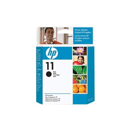 HP 11 NEGRO - CABEZAL DE IMPRESION ORIGINAL INKJET (18ML) - C4810A
