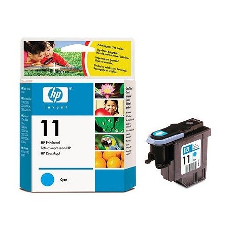 HP 11 CYAN - CABEZAL DE IMPRESION ORIGINAL (22 ML) - C4811A