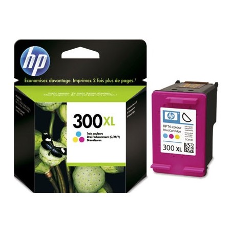 HP 300XL COLOR - CARTUCHO DE TINTA ORIGINAL (165 PAG) - CC644EE