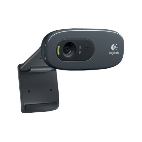 LOGITECH C270 - WEBCAM HD 720P - MICROFONO INTEGRADO - ENFOQUE FIJO - ANGULO VISIÓN 60º - CABLE 1.5M - NEGRO