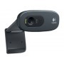 LOGITECH C270 - WEBCAM HD 720P - MICROFONO INTEGRADO - ENFOQUE FIJO - ANGULO VISIÓN 60º - CABLE 1.5M - NEGRO