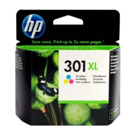 HP 301XL COLOR - CARTUCHO DE TINTA ORIGINAL (300 PAG) - CH564EE