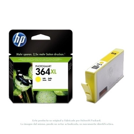 HP 364 XL AMARILLO - CARTUCHO DE TINTA ORIGINAL (14.6ML) - CB325EE