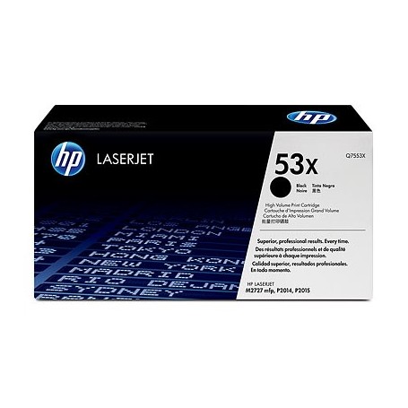 TONER HP Nº Q7553X NEGRO (7000 PAG.)