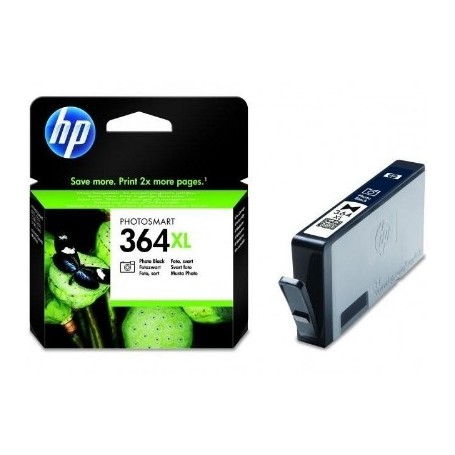 HP 364 XL NEGRO PHOTO - CARTUCHO DE TINTA ORIGINAL (14.6 ML) - CB322EE