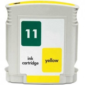 INK-PRO® CARTUCHO  COMPATIBLE HP 11 (C4838A) AMARILLO (28 ML)