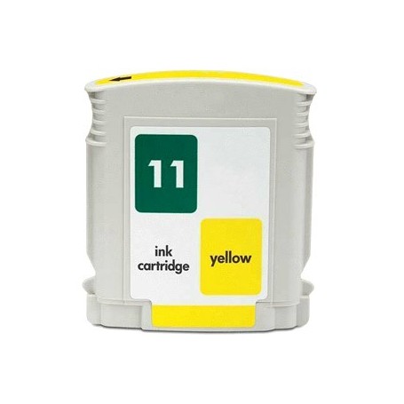 INK-PRO® CARTUCHO  COMPATIBLE HP 11 (C4838A) AMARILLO (28 ML)