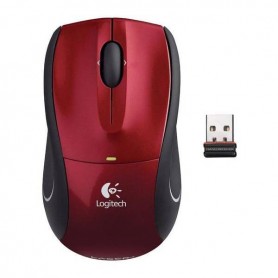 RATON INALAMBRICO MINI LOGITECH M235 RECEPTOR NANO COLOR ROJO