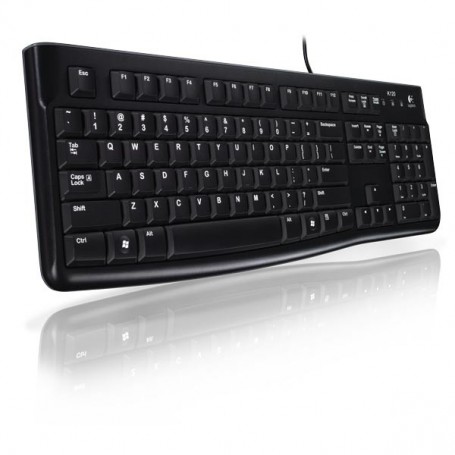 LOGITECH K120 - TECLADO USB - CABLE 1.5M - VERSION RETAIL - NEGRO - 920-002499