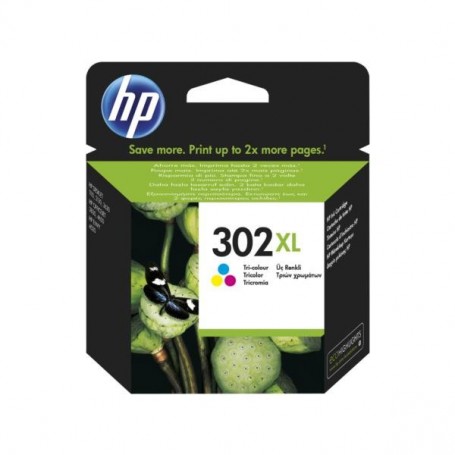 HP 302XL COLOR - CARTUCHO DE TINTA ORIGINAL (300 PAG) - F6U67AE