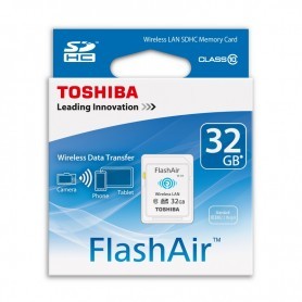 SD 32GB TOSHIBA FLASHAIR WIFI CLASE 10