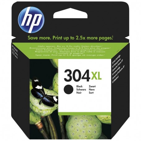 HP 304XL NEGRO - CARTUCHO DE TINTA ORIGINAL (300 PAG) - N9K08AE