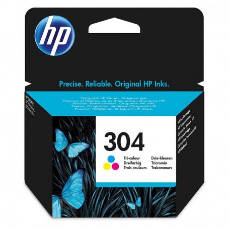 HP 304 COLOR - CARTUCHO DE TINTA ORIGINAL (100 PAG) - N9K05AE
