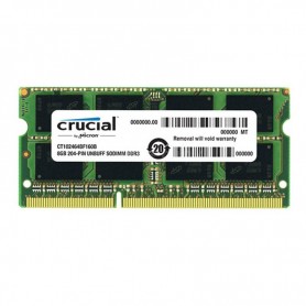 8GB MEMORIA SODIMM DDR3L 1600MHZ PC3-12800 CRUCIAL