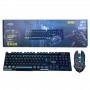 MTK K3423 - TECLADO + RATON GAMING - MECANICO - CON LUZ LED -NEGRO