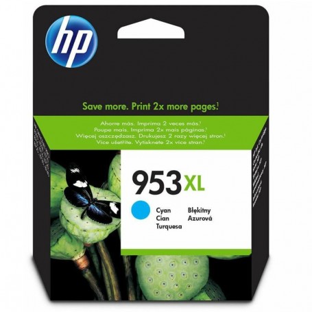 HP 953XL CYAN - CARTUCHO DE TINTA ORIGINAL (20 ML)  - F6U16AE