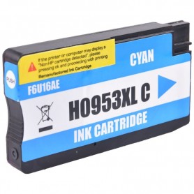 INK-PRO® CARTUCHO  COMPATIBLE HP 953XL (F6U16AE/F6U12AE) CYAN (26 ML)