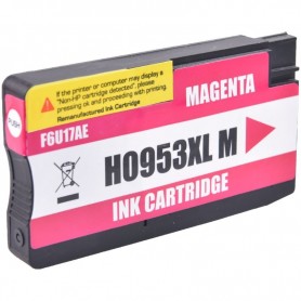 INK-PRO® CARTUCHO  COMPATIBLE HP 953XL (F6U17AE/F6U13AE) MAGENTA (26 ML)