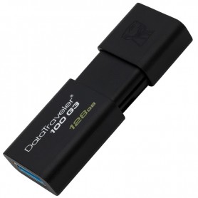 PENDRIVE 128GB KINGSTON DATATRAVELER 100 USB 3.1 NEGRO + LPI*