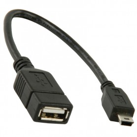 CABLE OTG MINI USB A USB HEMBRA CABLEXPERT 15CM