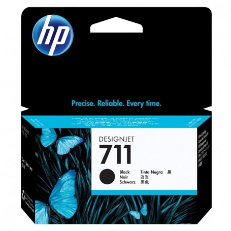 HP 711 NEGRO - CARTUCHO DE TINTA ORIGINAL (38 ML)  - CZ129A