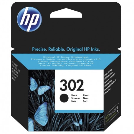 HP 302 NEGRO - CARTUCHO DE TINTA ORIGINAL (170 PAG) - F6U66AE