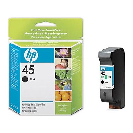 HP 45 NEGRO - CARTUCHO DE TINTA ORIGINAL (42 ML) - 51645A